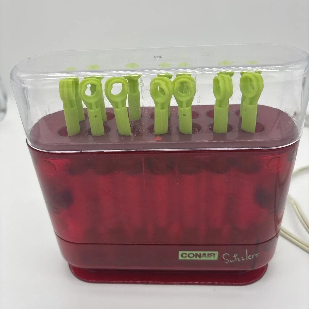 Conair Swizzlers Hot Rollers 14 Curler Set‎ Tested And Working